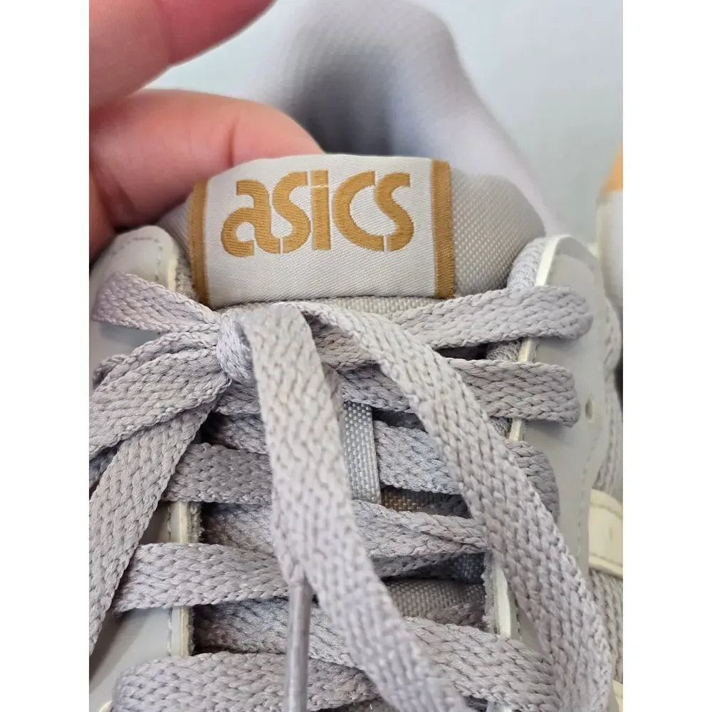 ASICS Japan S Grey Cream Tan Low Top Sneakers Men Size 9 Retro Streetwear